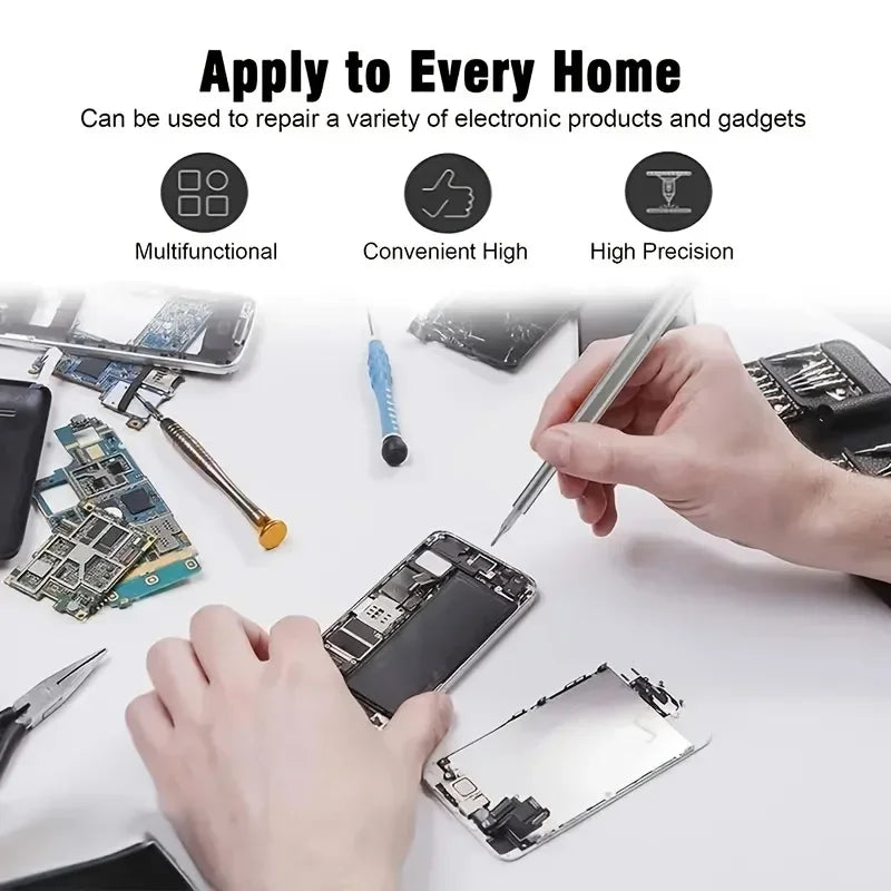 25 In 1 With 24 Piece Magnetic Precision Screwdriver Set Mini Pocket Screwdriver Set, Small Repair Set For Mobile Phone/PC/Came